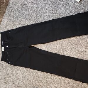 Pilcro Scottie Cuffed High Rise Straight Jeans